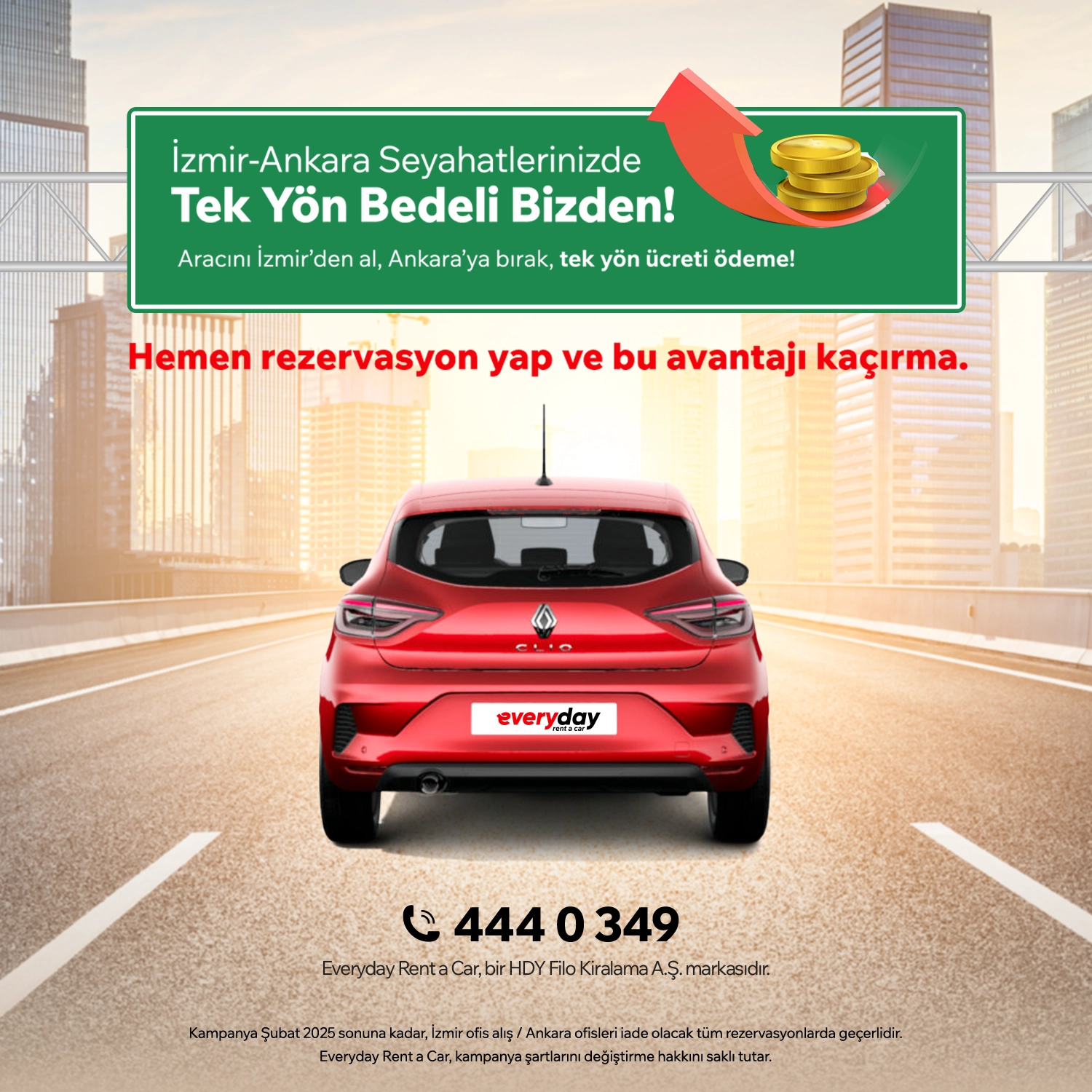 İzmir-Ankara Tek Yön Kampanyası